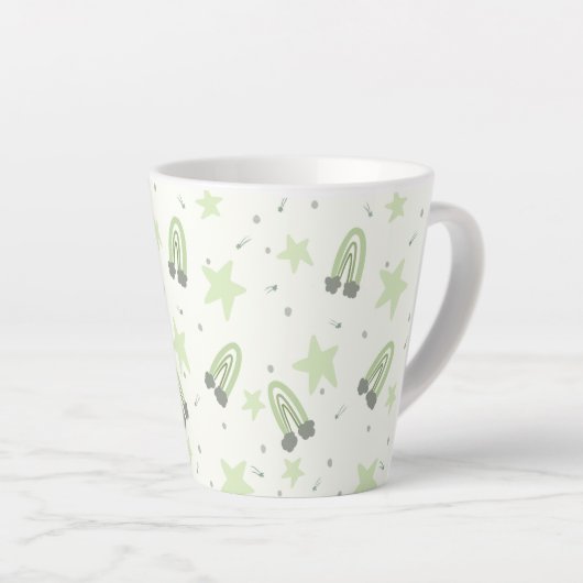 Tasse Latte Bébé pastels en latte arc-en-ciel (Angle droit)
