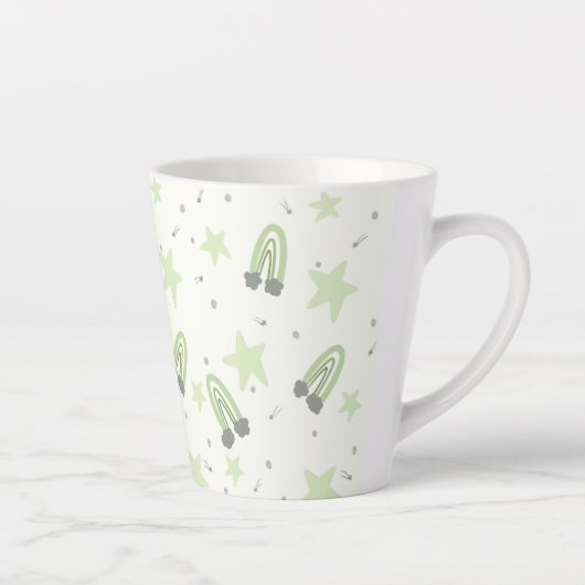 Tasse Latte Bébé pastels en latte arc-en-ciel (Droite)