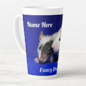 Tasse Latte Bébé personnalisé Fancy Animaux de compagnie Rat P (Angle gauche)