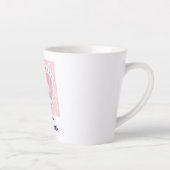Tasse Latte Bébé rose mignonne Empreintes Fier Grand-mère (Droite)