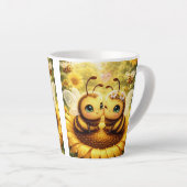 Tasse Latte BEE Mine Sunflower (Angle droit)