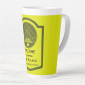 Tasse Latte Bell Tent Glamping (Angle droit)