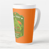 Tasse Latte Bell Tent Glamping (Angle droit)