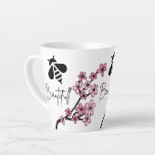 Tasse Latte belle abeille (Angle gauche)