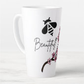 Tasse Latte belle abeille (Angle gauche)