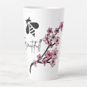 Tasse Latte belle abeille (Devant)