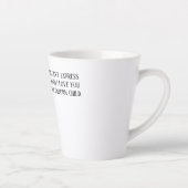 Tasse Latte Belle Grossesse Femme Cadeau Avec Citation Romanti (Droite)