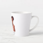 Tasse Latte Belle maman et fille noire (19) (Droite)