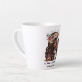 Tasse Latte Belle mère et fille noire (2) (Angle gauche)
