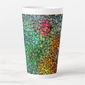 Tasse Latte Belle mosaïque (Devant)