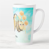 Tasse Latte Belle Paix Aimer Les Abeilles (Droite)