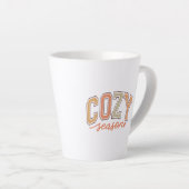 Tasse Latte Belle "saison confortable" Automne / Automne (Angle droit)