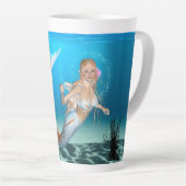 Tasse Latte Belle Sirène (Angle droit)