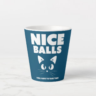 Tasse Latte Belles Boules Je Devrai Les Prendre Amoureux Des C