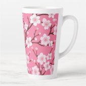 Tasse Latte Belles fleurs de cerisiers (Droite)