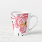 Tasse Latte Belles Roses (Droite)