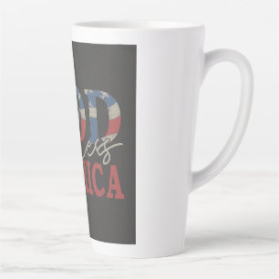 Tasse Latte "Bénédiction arc-en-ciel : Coupe de l'Amérique de