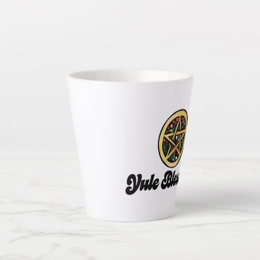 Tasse Latte Bénédiction de Yule (Devant)
