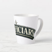 Tasse Latte Bénéficiaire (Angle droit)