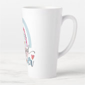 Tasse Latte Béni d'enseigner - Un arc-en-ciel de gratitude (Droite)
