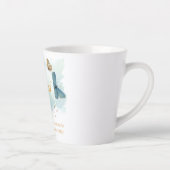 Tasse Latte Béni - Foi chrétienne des femmes Verse papillon pa (Droite)