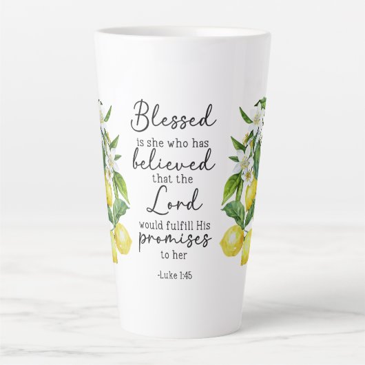 Tasse Latte Béni Soit-Elle (Devant)