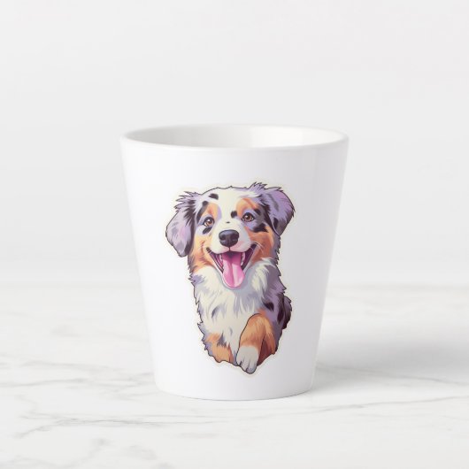 Tasse Latte Berger australien (Devant)