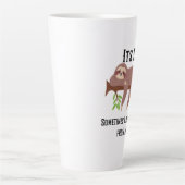 Tasse Latte Besoin D'Une Fente De Pause (Devant)