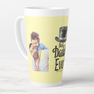 Tasse Latte Best Daddy Ever - Cadeau personnalisé pour enfants