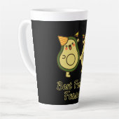 TASSE LATTE BEST FRIENDS FOREVER, FUNNY AVOCADO, FRIENDS DAY (Angle gauche)