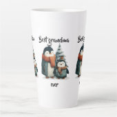 Tasse Latte Best Grandma Ever Winter Penguins (Devant)
