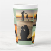 Tasse Latte Best Mama Ever Custom Photo Gift (Devant)
