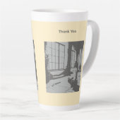 Tasse Latte Best Yoga Teacher Ever (Angle droit)