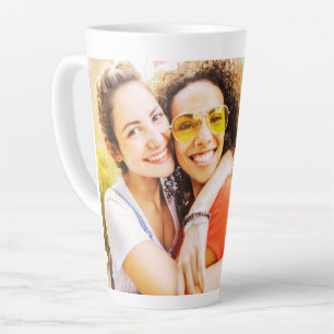 Tasse Latte Besties Amis Photo Filles Filles Amis enfance