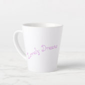 Tasse Latte Beurre des rêves (Angle gauche)