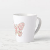 Tasse Latte Beurre en latte (Angle droit)