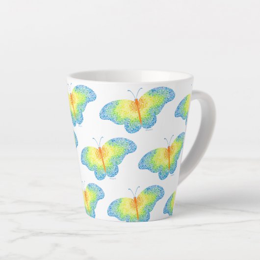 Tasse Latte Beurre en latte (Angle droit)