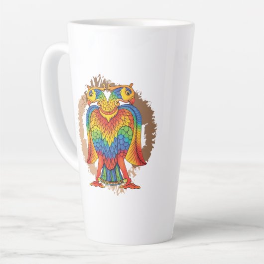 Tasse Latte bherunda bird (Angle gauche)
