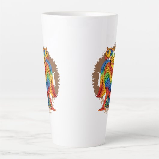 Tasse Latte bherunda bird (Devant)