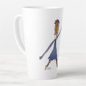 Tasse Latte 'Bibi' - Ne jamais perdre la vue en latte (Angle gauche)