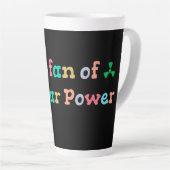 Tasse Latte Big Fan of Nuclear Power (Angle droit)