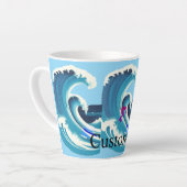 Tasse Latte Big Wave Surfer Thunder_Cove (Angle gauche)
