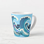 Tasse Latte Big Wave Surfer Thunder_Cove (Angle droit)