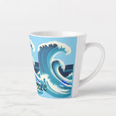 Tasse Latte Big Wave Surfer Thunder_Cove (Droite)