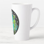 Tasse Latte Bigfoot rencontre un Alien (Droite)