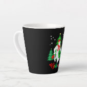 Tasse Latte Bigfoot Yeti Sasquatch Noël Croire Noël (Angle gauche)