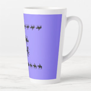 Tasse Latte Bigorneau Occidental - Silhouettes à cheval