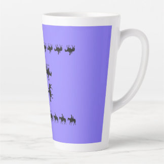 Tasse Latte Bigorneau Occidental - Silhouettes à cheval