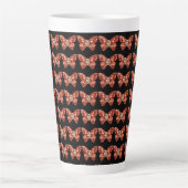 Tasse Latte bijoux papillon (Devant)