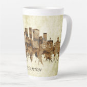 Tasse Latte Binghamton New York (Angle droit)